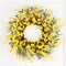Spring Forsythia Floral Twig Door Wreath - Seasonal Door Accent for Any Room, Yellow